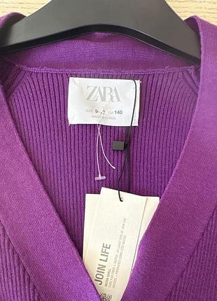 Кофта zara фіолетова для дівчат 2
