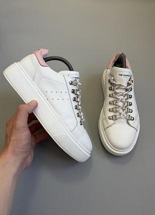 Кеды the kooples white 39(25cm) navyboot hugo filling pieces