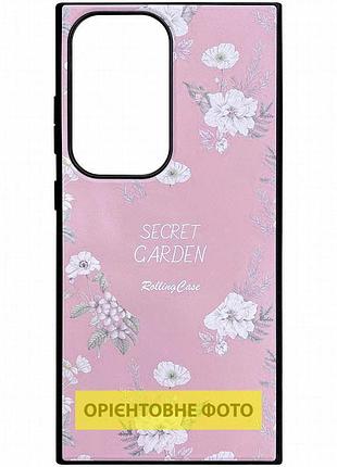 Tpu+pc чехол soft secret garden для xiaomi redmi note 14 pro 5g pink