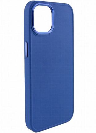 Tpu чехол bonbon metal style для apple iphone 11 pro max (6.5") синий / denim blue