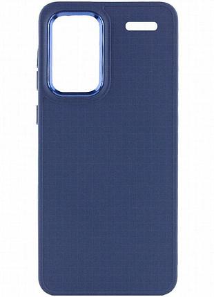 Tpu чехол bonbon metal style для xiaomi redmi note 13 pro+ синий / cosmos blue