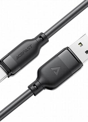 Дата кабель acefast c16-04 usb to type-c 3a (1.2m) black 4