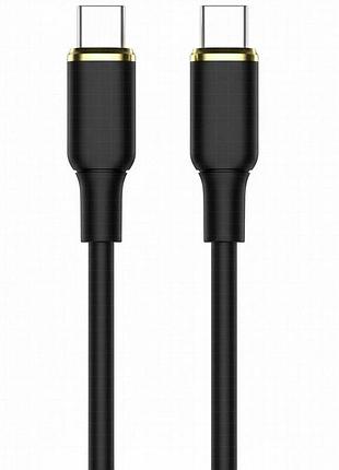 Дата кабель amaya 89cc type-c to type-c 60w (1m) black