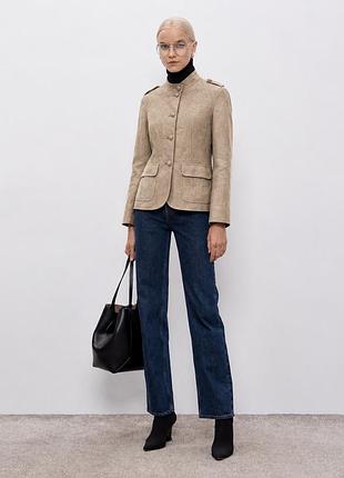 Max mara weekend  бежевий замшевий жакет, піджак, куртка