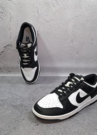 Кроссовки nike dunk low panda кожаные ботинки air force 1 low