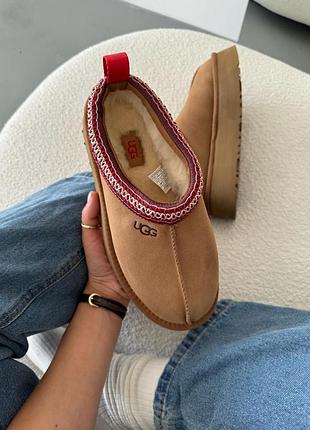 Ugg tasman platform chestnut 3