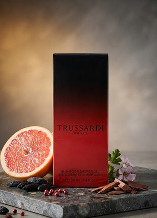 Парфумований шампунь-гель для душу trussardi primo 100мл