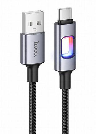 Дата кабель hoco u144 new usb to type-c 3a (1.2m) black
