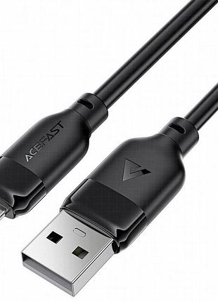 Дата кабель acefast c16-02 usb to lightning 2.4a (1.2m) black 3