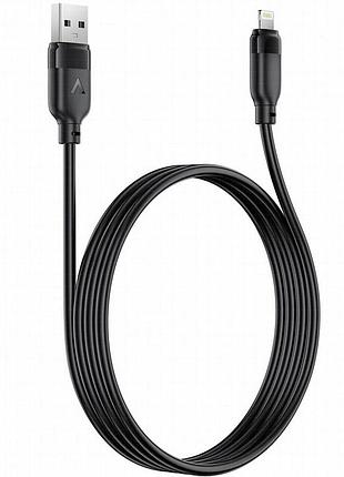 Дата кабель acefast c16-02 usb to lightning 2.4a (1.2m) black 5