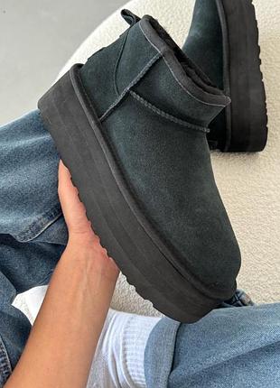 Ugg classic ultra mini platform xl black