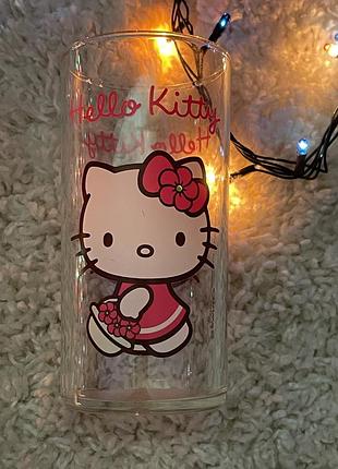 Стакан скляний hello kitty sanrio 2012 року
