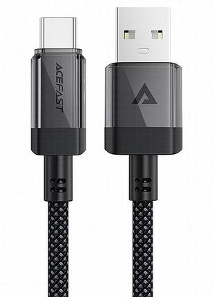 Дата кабель acefast c12-04 usb to type-c 3a (1.2m) black