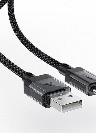 Дата кабель acefast c12-04 usb to type-c 3a (1.2m) black 3