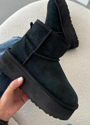 Ugg classic mini platform xl black