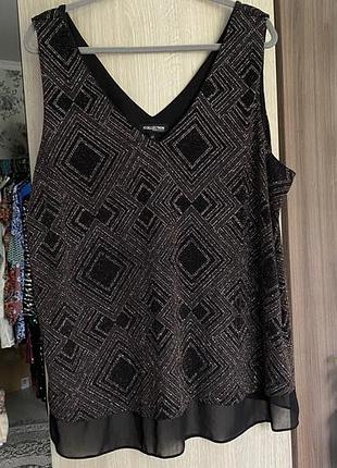Блузка з люрексом золотого кольору collection debenhams 22