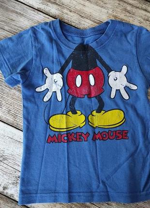Футболка  disney 3т микки для мальчика девочки майка 92-98-104-110см 2-3-4года