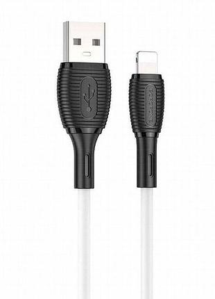Дата кабель borofone bx86 advantage usb to lightning (1m) white