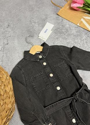 Джинсова сукня h&m для дівчинки 4