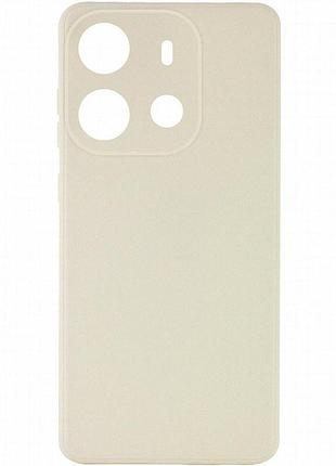 Силиконовый чехол candy full camera для tecno spark go 2023 бежевый / antique white