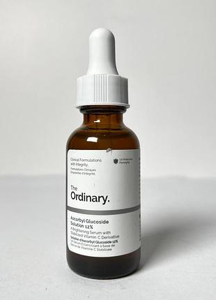 Сыворотка the ordinary – ascorbyl glucoside solution 12% витамином c 30 мл
