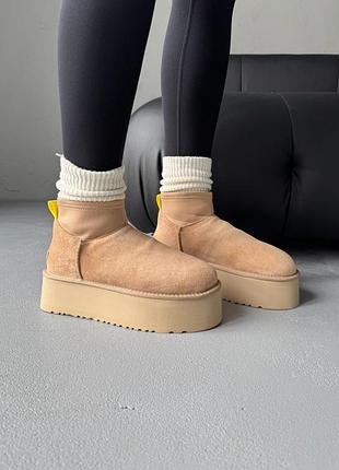 Ugg classic dipper low beige 4
