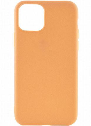 Силиконовый чехол candy для apple iphone 11 pro max (6.5") rose gold