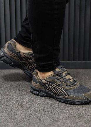 Мужские кроссовки asics gel-nyc brown grey gore-tex / smb+ 🔗