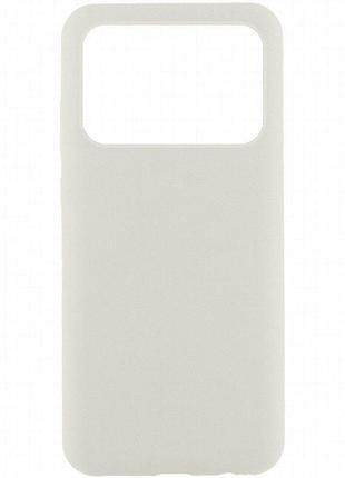 Чехол silicone cover lakshmi (aaa) для xiaomi poco x6 pro белый / white