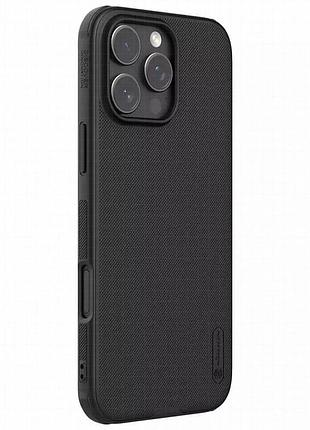Чехол nillkin matte magnetic pro для apple iphone 16 pro max (6.9") черный / black