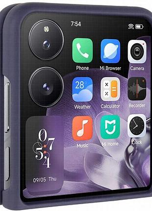 Чехол foldables silicone cover lakshmi (aaa) для xiaomi mix flip темно-синий / midnight blue