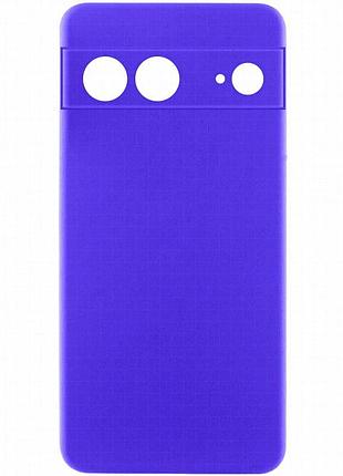 Чехол silicone cover ummi lakshmi full camera (aa) для google pixel 7 синий / iris