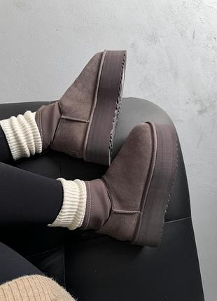 Ugg classic dipper low grey 3