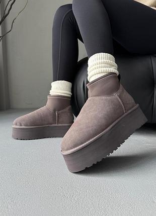 Ugg classic dipper low grey 2
