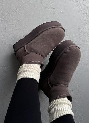 Ugg classic dipper low grey 4