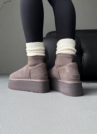 Ugg classic dipper low grey 7