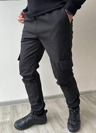 Бомбезні чоловічі штани softshell