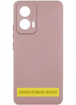 Чехол silicone cover lakshmi full camera (aaa) для motorola moto g55 5g розовый / pink sand