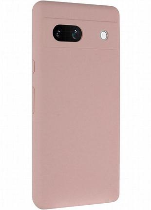 Чехол silicone cover lakshmi full camera (aaa) для google pixel 7a розовый / pink sand