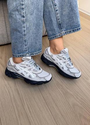Мужские кроссовки asics gel-nyc glacier grey / smb+ 🔗