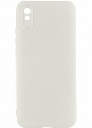 Чехол silicone cover lakshmi full camera (aaa) для xiaomi redmi 9a белый / white