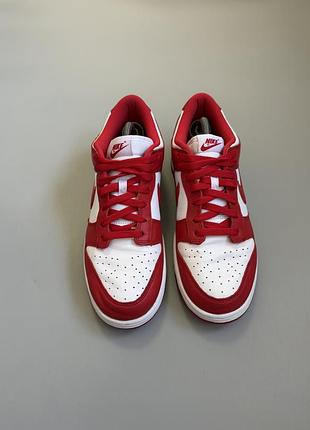 Nike dunk low sp "university red" 42(27см) jordan 1 2