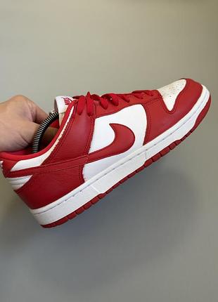 Nike dunk low sp "university red" 42(27см) jordan 1 6