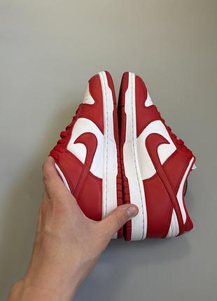 Nike dunk low sp "university red" 42(27см) jordan 1 4