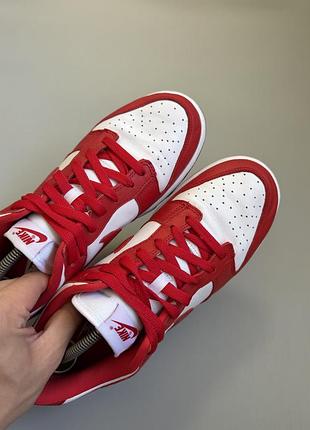 Nike dunk low sp "university red" 42(27см) jordan 1 5
