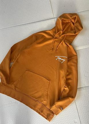 Худі tommy hilfiger помаранчеве