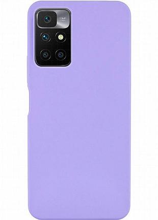 Чехол silicone cover ummi lakshmi (aa) для xiaomi redmi 10 сиреневый / dasheen
