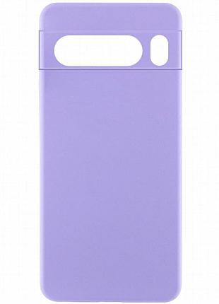 Чехол silicone cover lakshmi full camera (aaa) для google pixel 8 pro сиреневый / dasheen