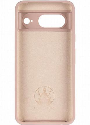 Чехол silicone cover lakshmi full camera (aaa) для google pixel 8 розовый / pink sand 3