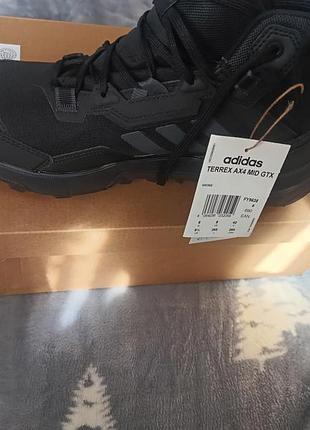 Черевики чоловічі adidas terrex ax4 mid gtx чорні 42 eur